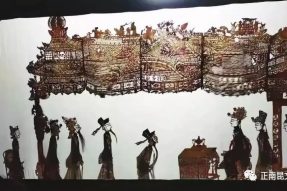 聯(lián)合國“世界人類非物質(zhì)文化遺產(chǎn)”南部皮影，來寺外桃源景區(qū)了！